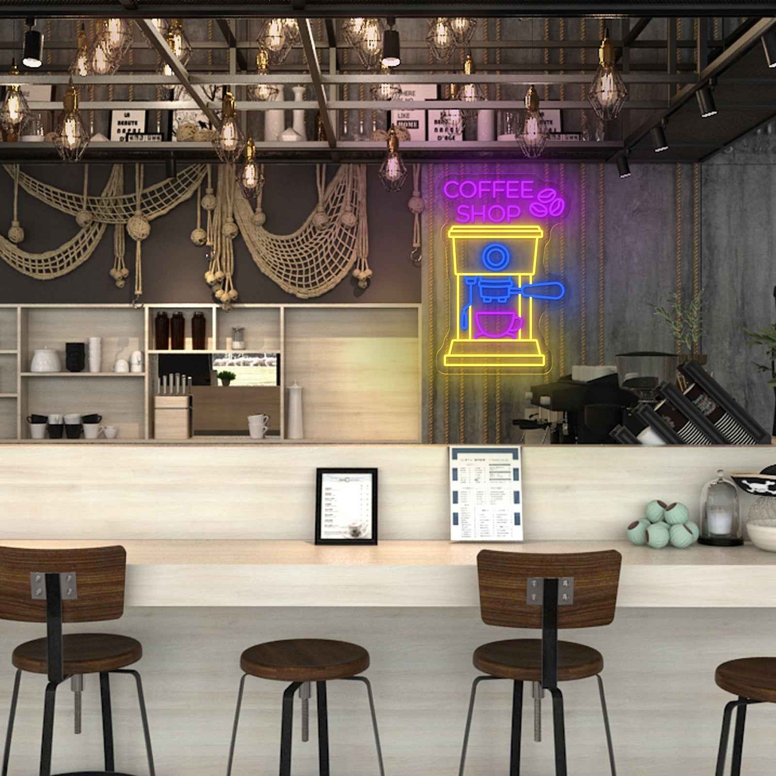 Coffee Shop Neon Sign I - SESIMENT