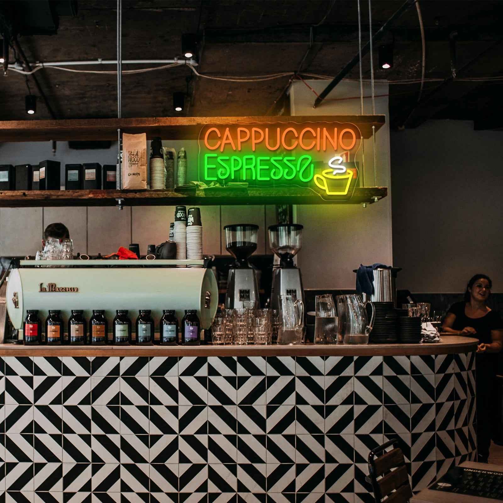 Cappuccino Espresso Neon Sign I - SESIMENT
