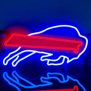 Football Team Neon Lights Up Signs for Wall Football Club Bar Hanging Wall Decor Neon Wall Signs Gift for Football Fans Teens