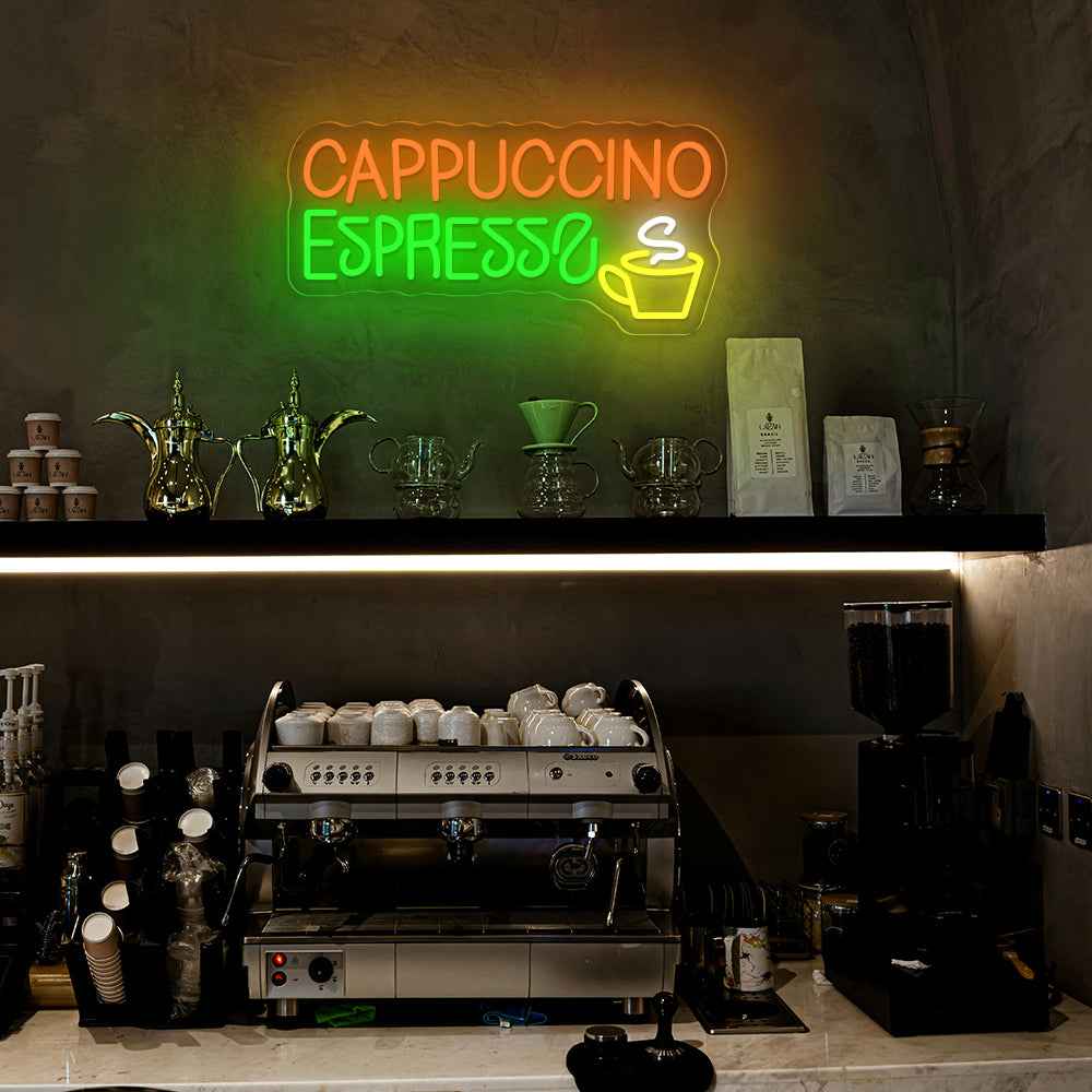 Cappuccino Espresso Neon Sign I - SESIMENT