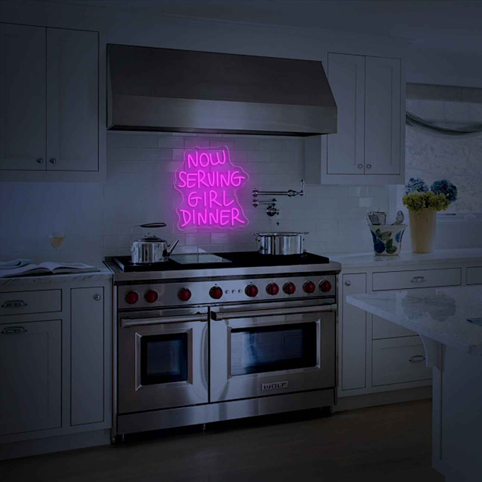 Girl Dining Neon Sign I - SESIMENT