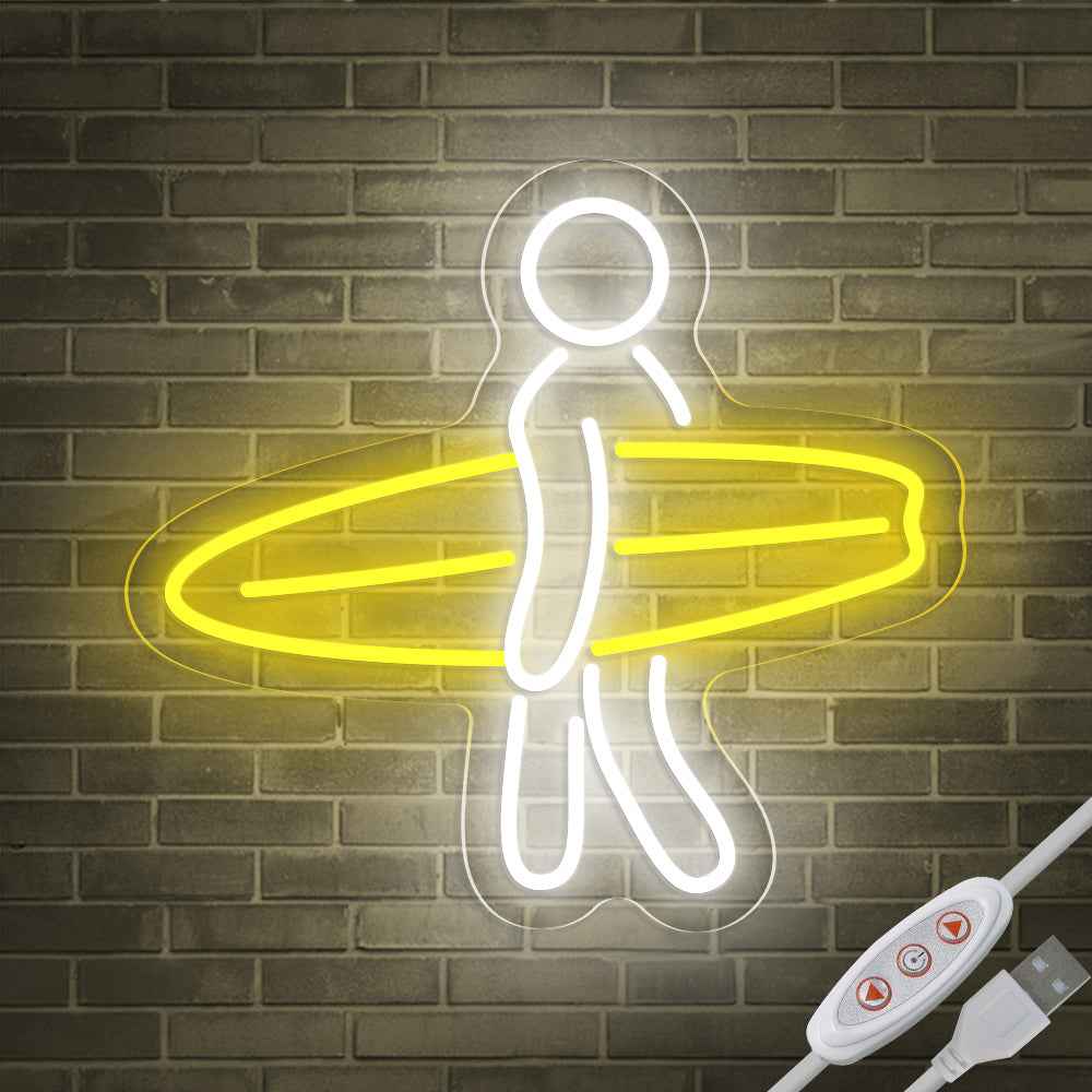 Surfer Neon Sign I - SESIMENT