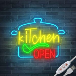 Kitchen Open  Neon Sign I - SESIMENT