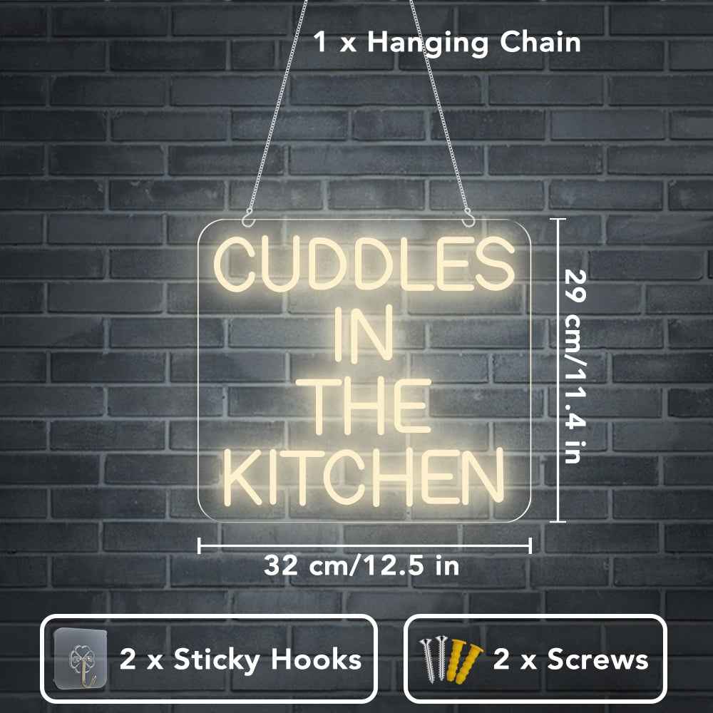 Cuddles In The Kitchen Neon Sign I - SESIMENT