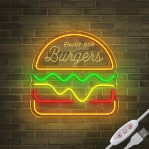 Hamburger Neon Sign II - SESIMENT