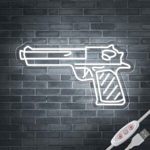 Pistol Neon Sign I - SESIMENT