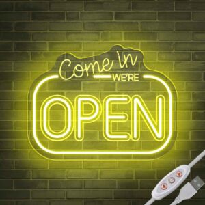 Come in WE'RE OPEN Neon Sign I - SESIMENT