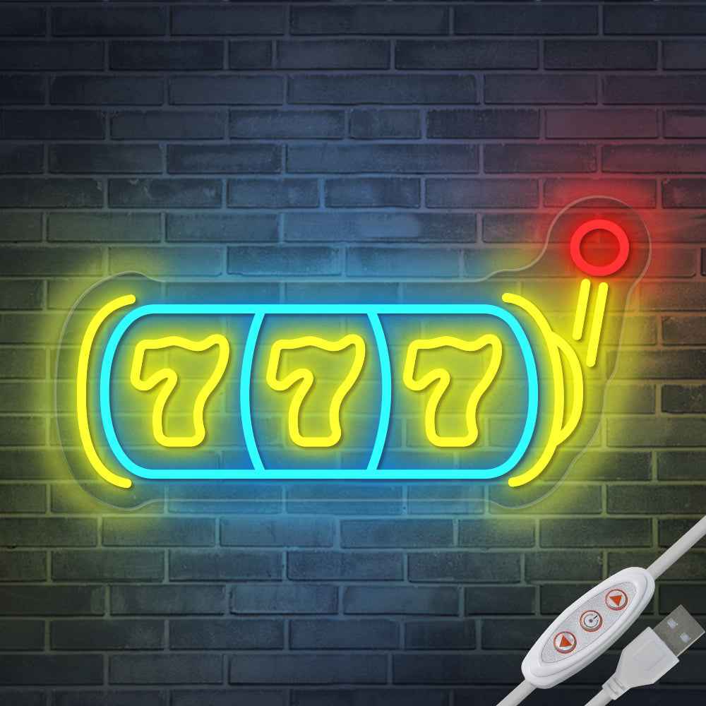 Lucky 777 Neon Sign I - SESIMENT