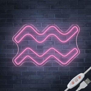 Aquarius Zodiac Neon Sign I - SESIMENT