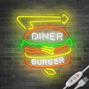 Hamburger Neon Sign I - SESIMENT