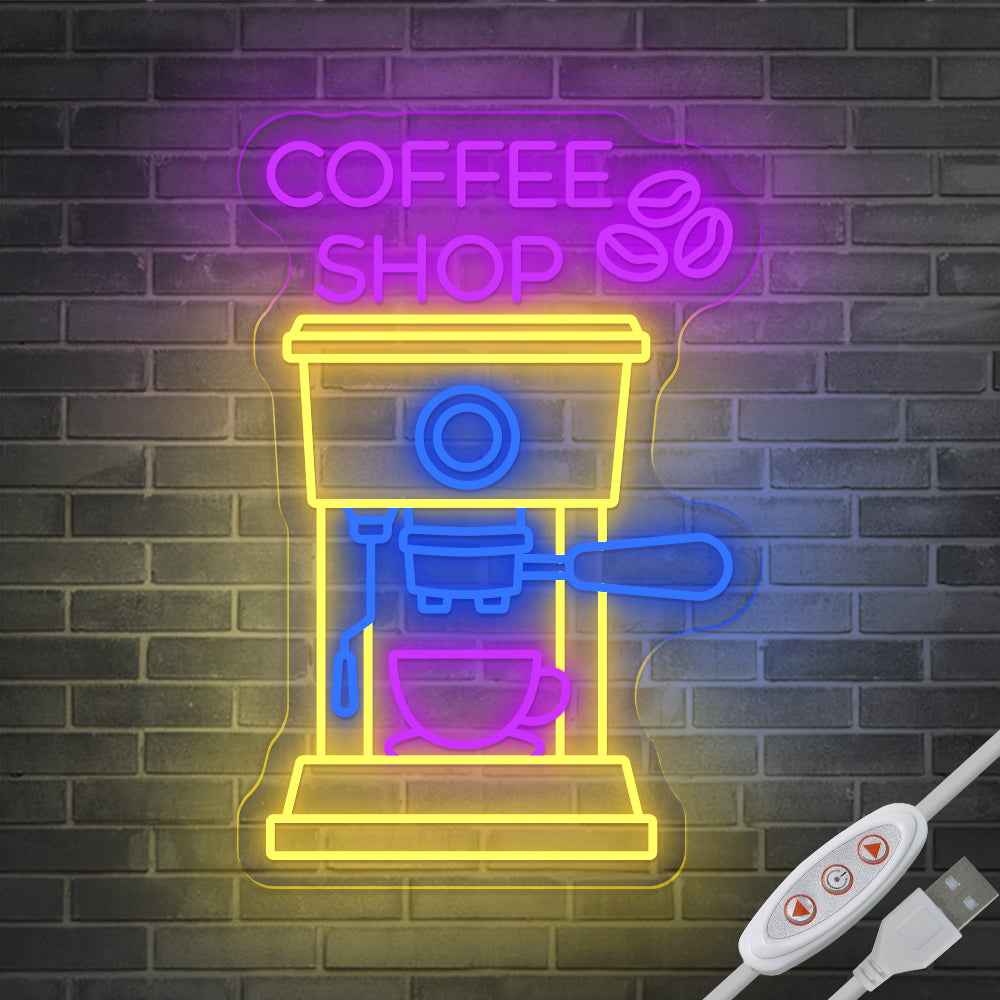 Coffee Shop Neon Sign I - SESIMENT