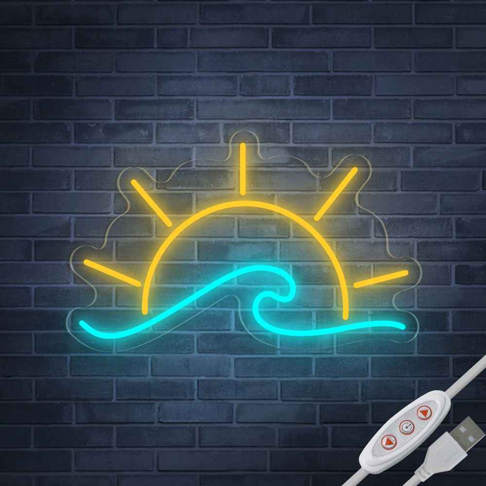 Sunset and Sunrise Neon Sign II - SESIMENT