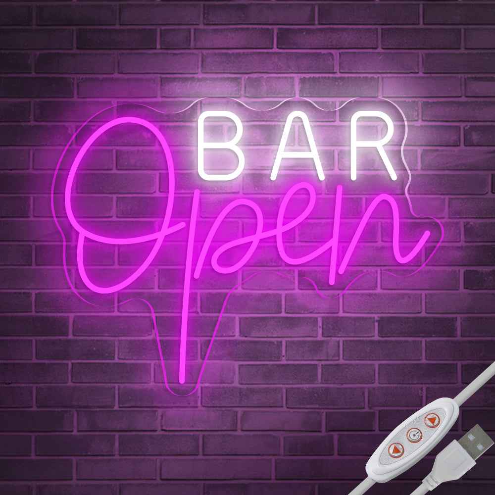 Bar Open Neon Sign I - SESIMENT