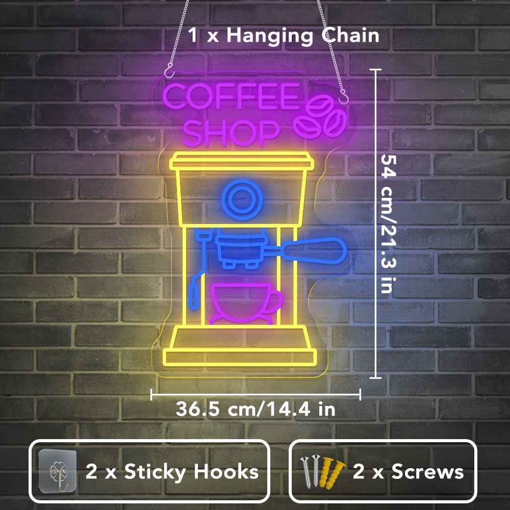 Coffee Shop Neon Sign I - SESIMENT