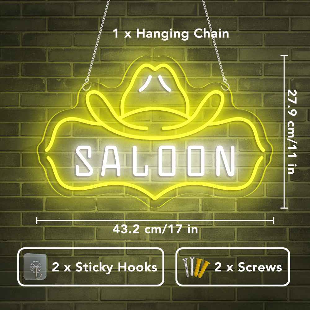Saloon Neon Sign I - SESIMENT