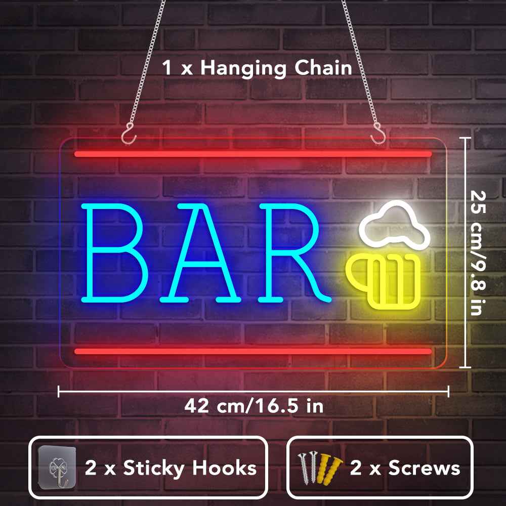 Bar Neon Sign II - SESIMENT
