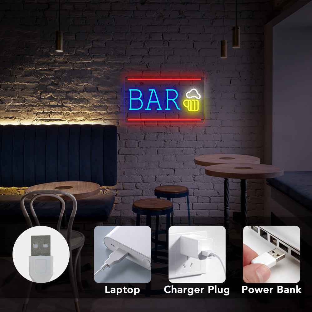 Bar Neon Sign II - SESIMENT