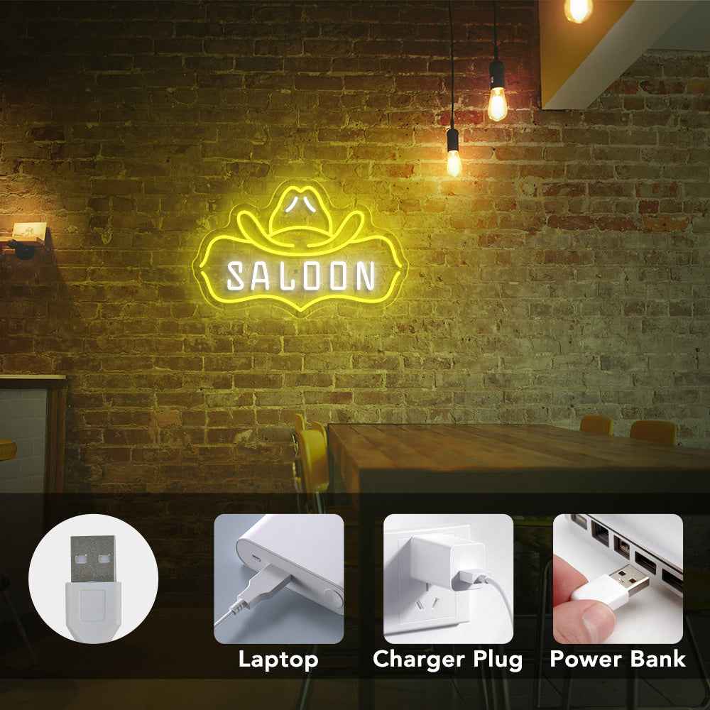 Saloon Neon Sign I - SESIMENT