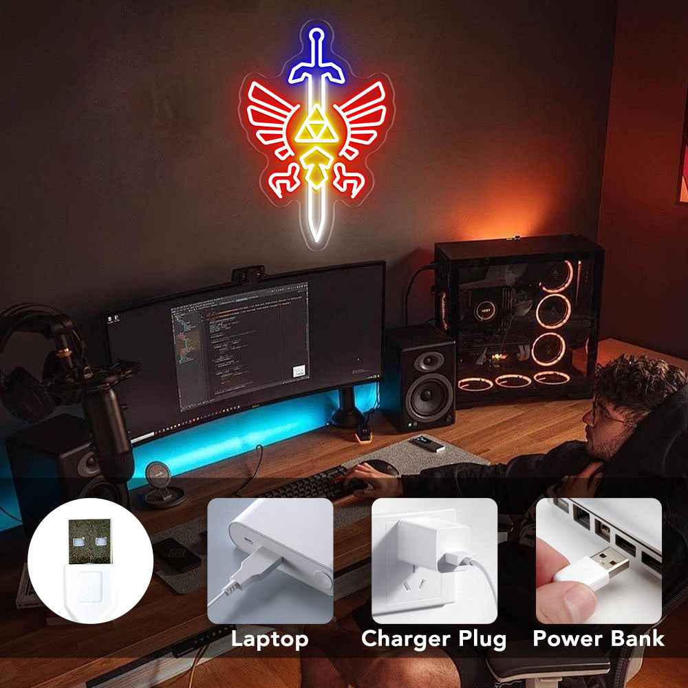 Luck Sword Neon Sign I - SESIMENT