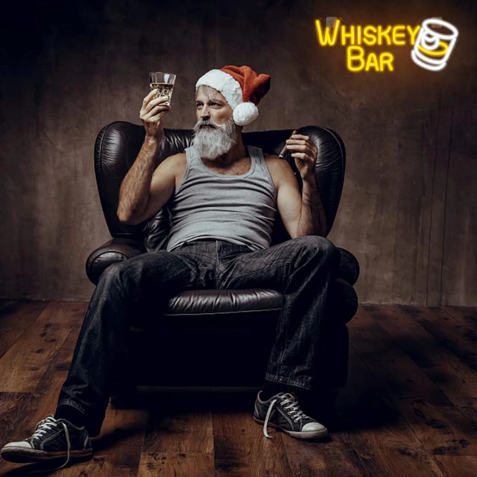 Whiskey Bar Neon Sign Neon Lights For Wall Decor Light Up Bar Signs For Home Bar Cart Restaurant Beer Cafe Bistro - Image 4