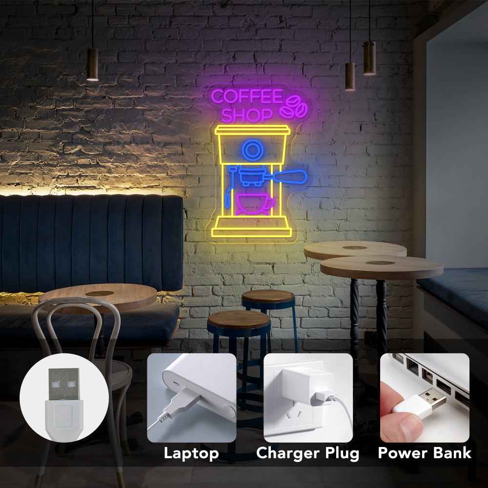 Coffee Shop Neon Sign I - SESIMENT