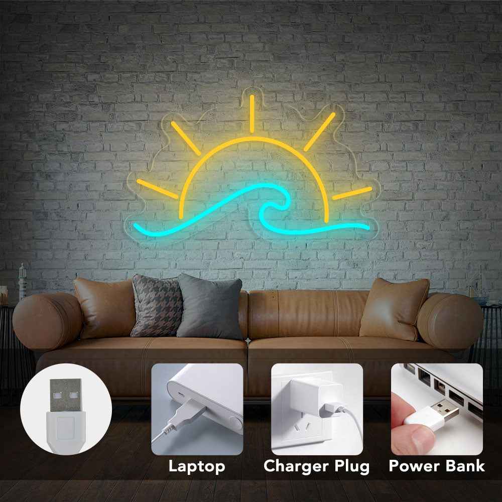 Sunset and Sunrise Neon Sign II - SESIMENT