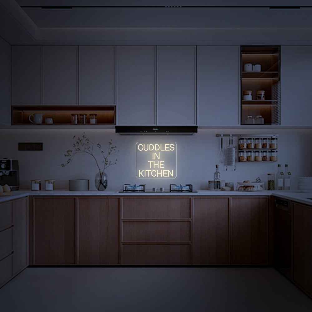Cuddles In The Kitchen Neon Sign I - SESIMENT