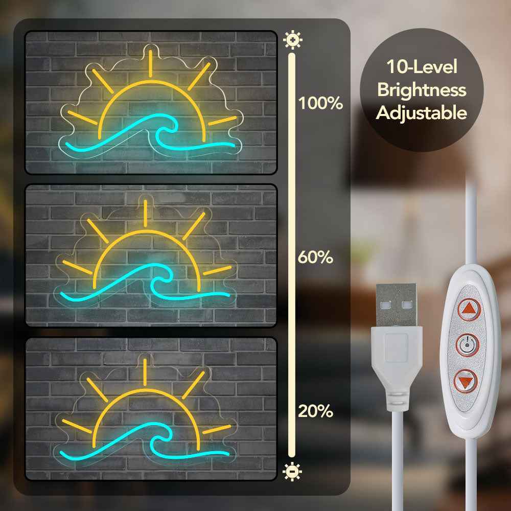 Sunset and Sunrise Neon Sign II - SESIMENT