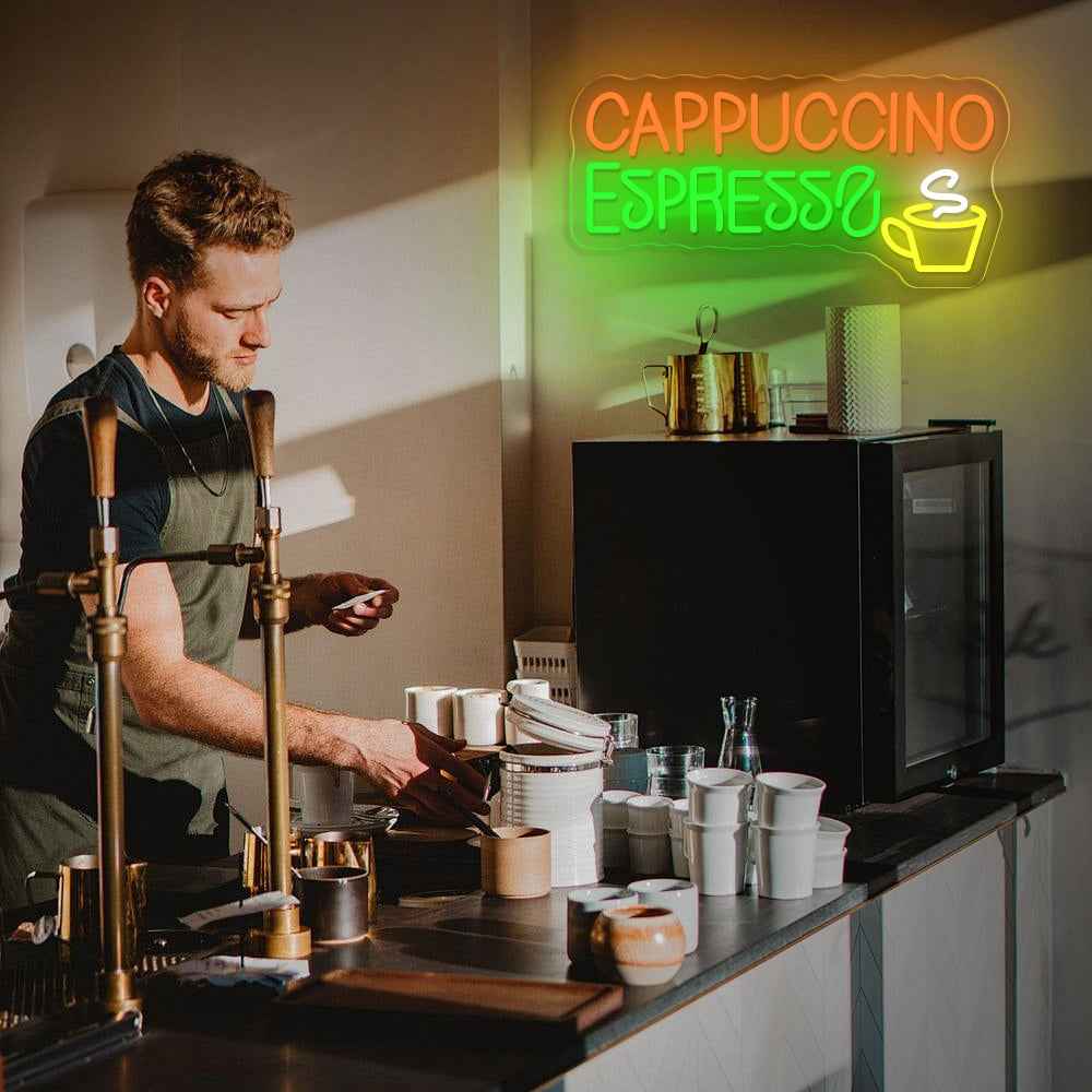 Cappuccino Espresso Neon Sign I - SESIMENT