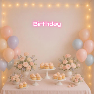 Custom Neon Sign For Birthday