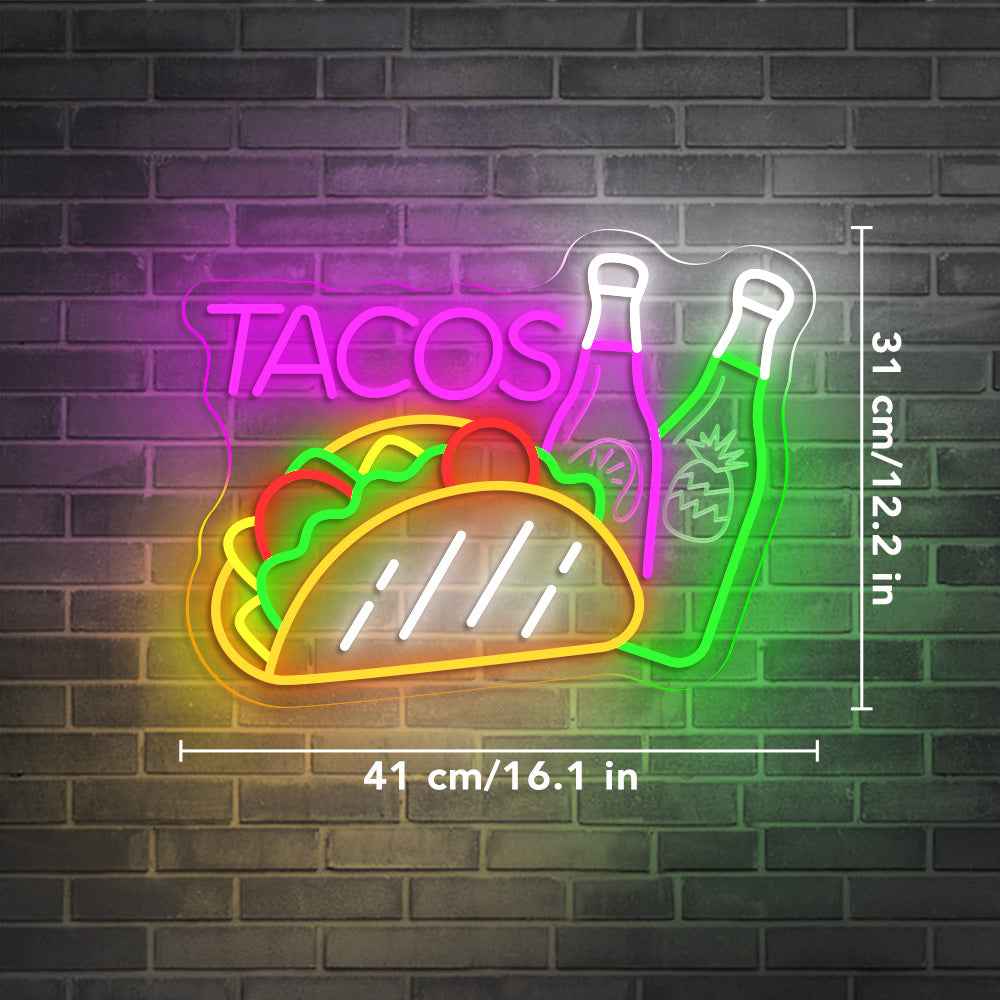 Taco Neon Sign I - SESIMENT
