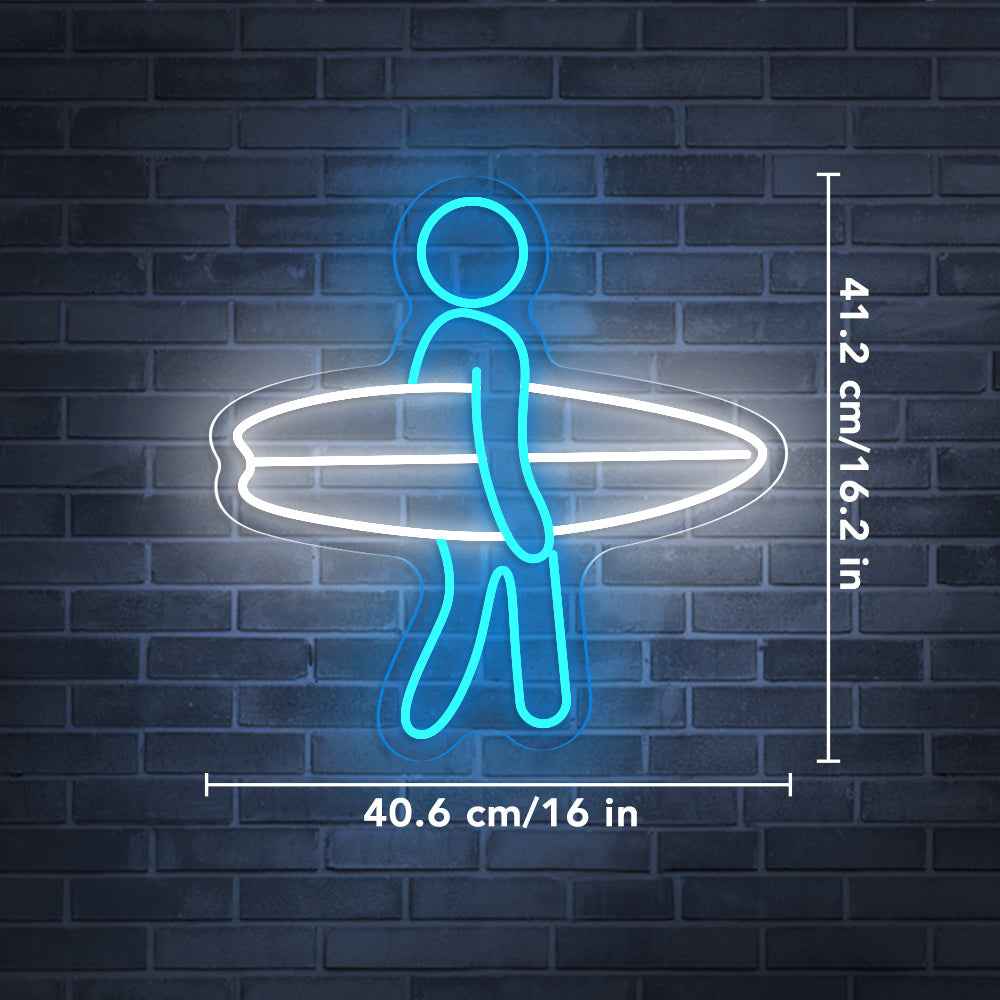 Surfer Neon Sign I - SESIMENT