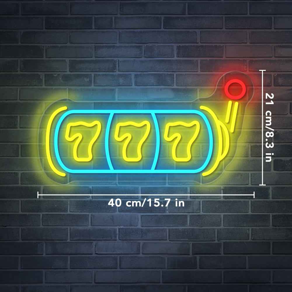 Lucky 777 Neon Sign I - SESIMENT