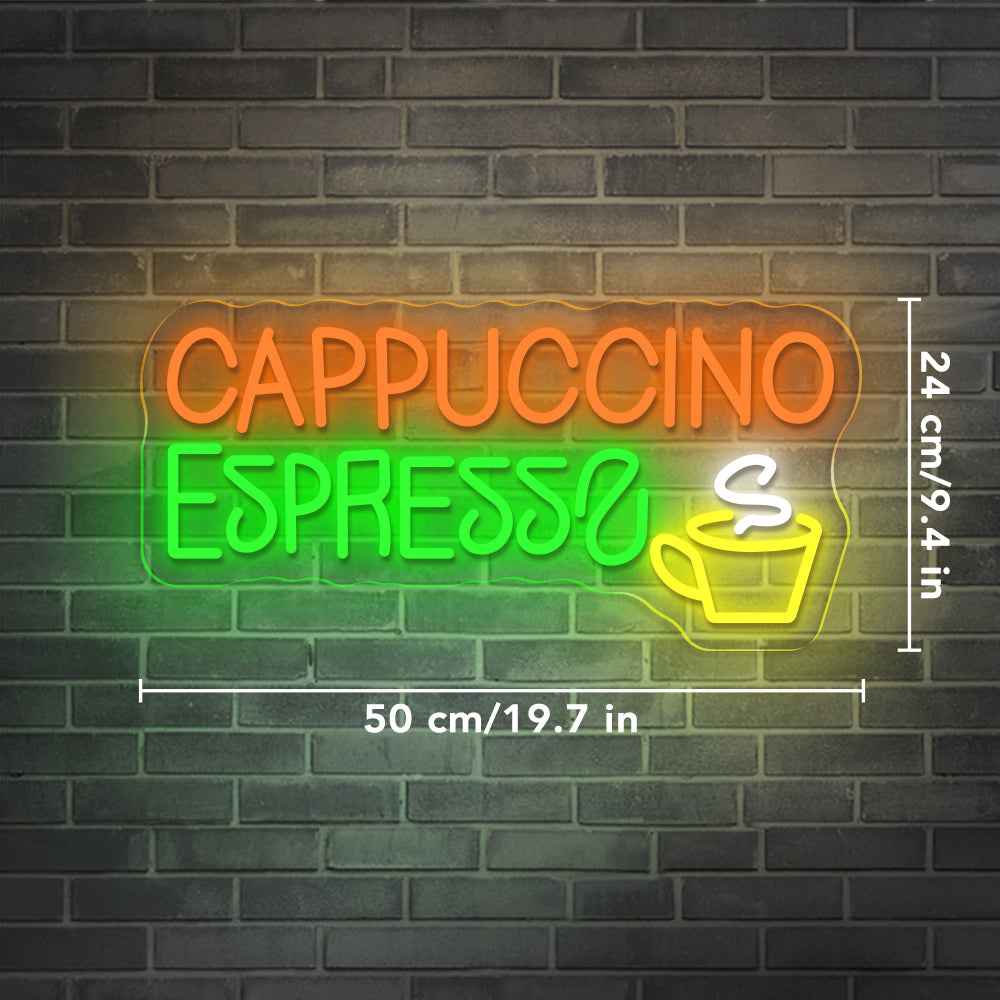 Cappuccino Espresso Neon Sign I - SESIMENT