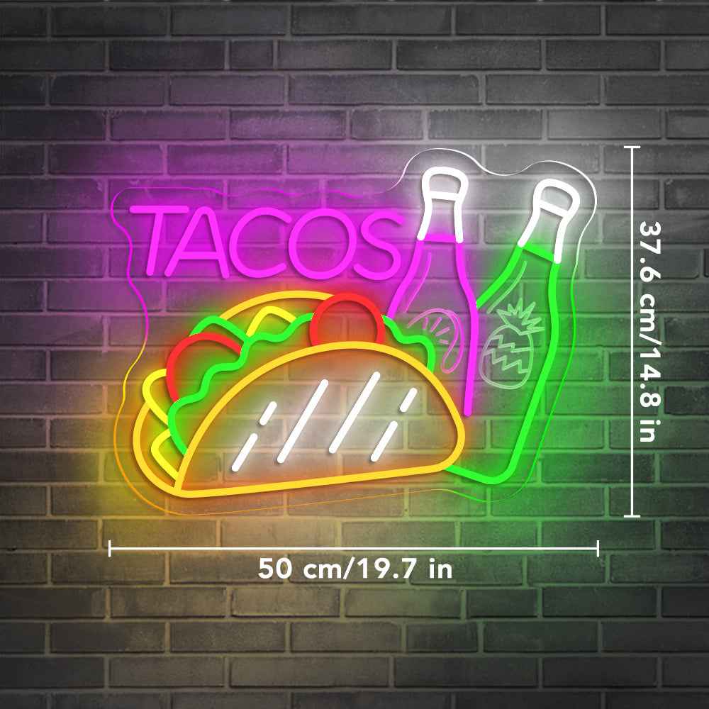 Taco Neon Sign I - SESIMENT