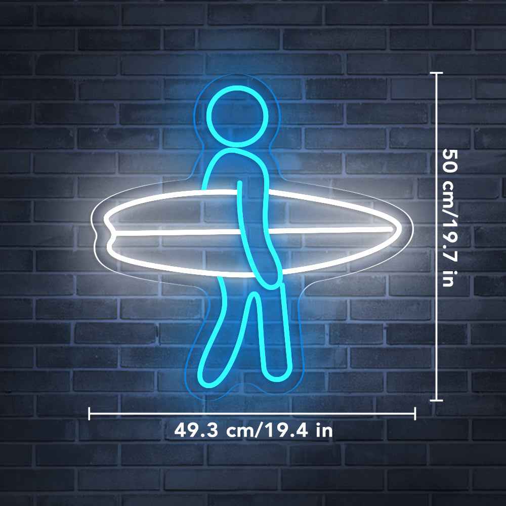Surfer Neon Sign I - SESIMENT