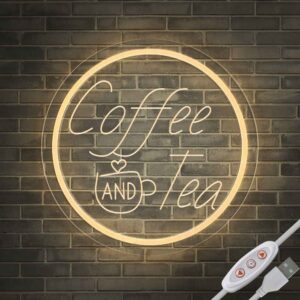 Coffee and Tea Neon Sign II