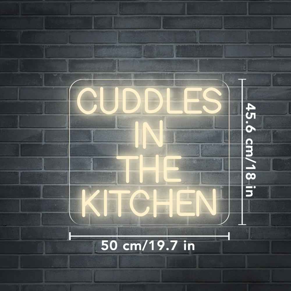 Cuddles In The Kitchen Neon Sign I - SESIMENT