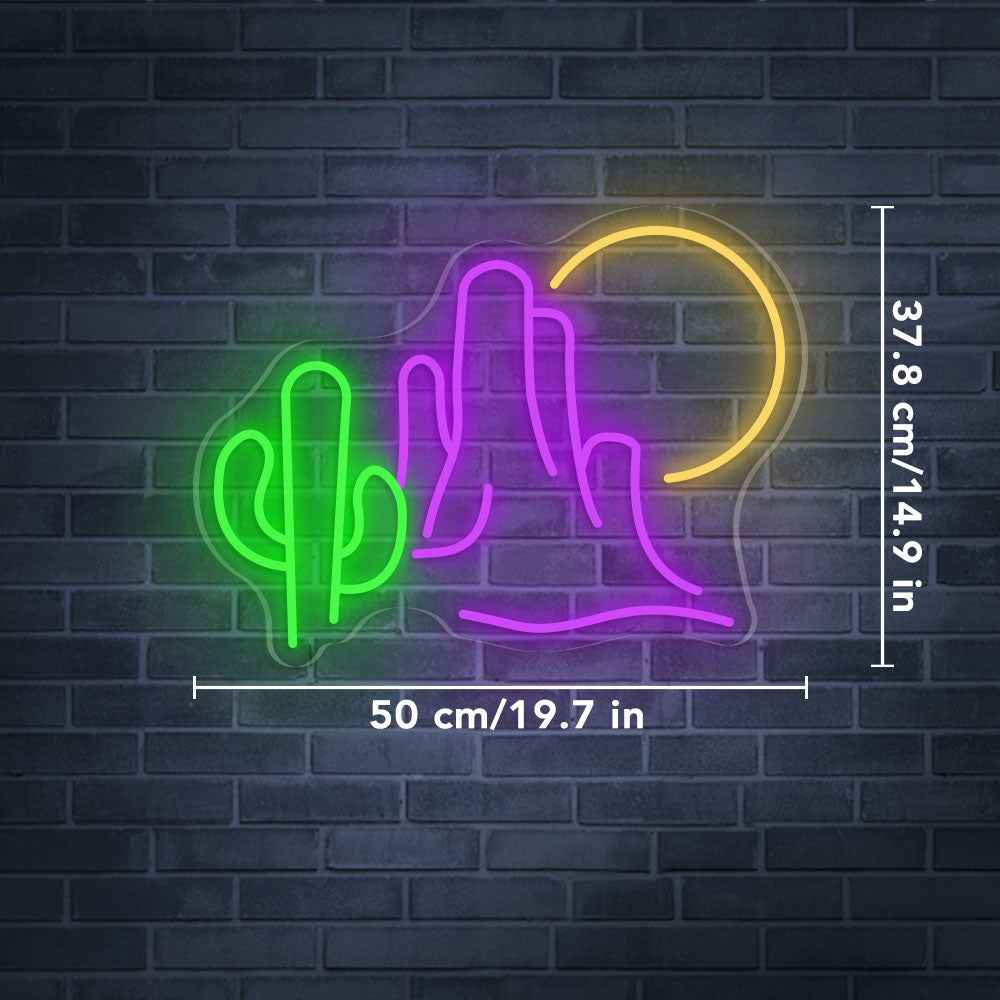 Cactus Neon Sign III - SESIMENT