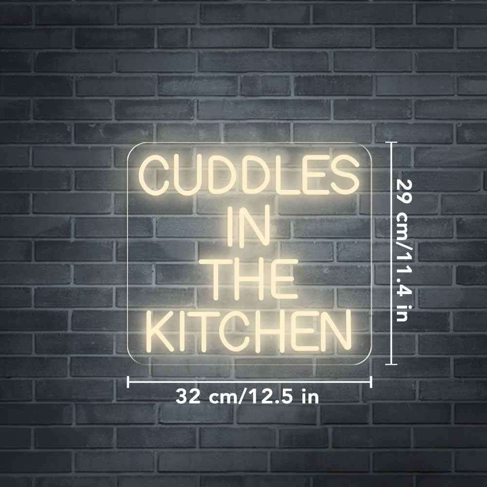 Cuddles In The Kitchen Neon Sign I - SESIMENT