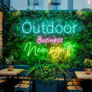 Large Outdoor Neon Sign